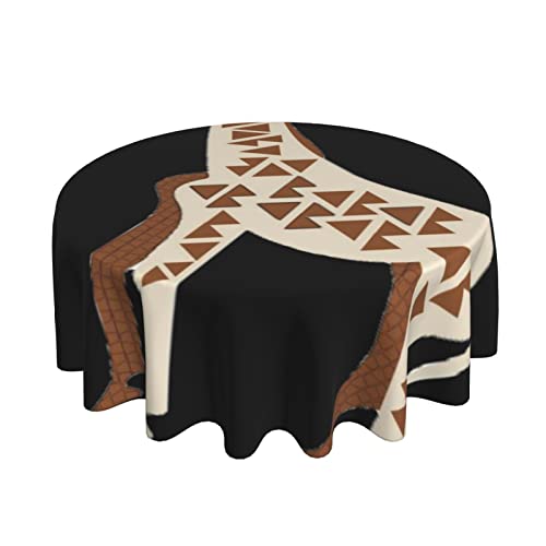 Tablecloth Spotted Giraffe Printed Table Cloth Soft Tablecloth For Kitchen Dining Waterproof Tabletop Cover For Family Meals Christmas Festival Kitchen Decoration #TOP5