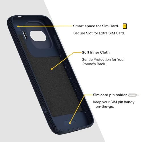 Image of Shockproof Case Compatible with iQOO 15R 5G | Full Camera Protection | TPU Flexible Back Cover for iQOO 15R 5G (Steel Blue)