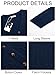 Runcati Mens Cable Knit Cardigan Sweater V Neck Casual Button Down Sweaters Long Sleeve Fall Outwear with Pockets Navy Blue