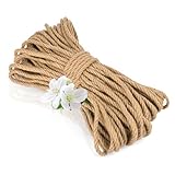 🧵💪🌧️【Tresse Multibrins】Cette Ficelles de jardinage tissée à partir de 4 brins de chanvre, elle offre une solidité supérieure aux cordes traditionnelles, résiste à l'humidité, au soleil direct et à l'abrasion. Parfaite pour lier des tiges de tomates, des vignes, des buissons ou fixer des supports de plantes, elle ne se casse pas facilement et maintient une tenue ferme tout au long de la saison.