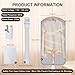 Portable Travel Clothes Dryer,Compact Portable Dryer with Travel Bag for Apartment,Travel,RV,Hotel,Dormitory,Mini Dryer for Light Clothes,Underwear, Baby Clothes,Shoes,Plug-In Only,US 110V