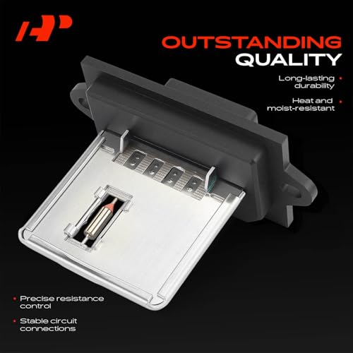 Image of A-Premium Front HVAC Blower Motor Resistor Compatible with Subaru Models | for Forester 2009-2018, Impreza 2012-2016, XV Crosstrek 2013-2015, Crosstrek 2016-2017, WRX STI 2013-2014