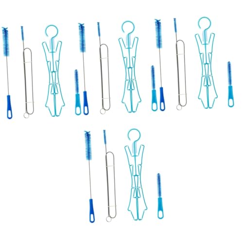 4 Juegos De Bolsa para Beber Cepillo De Limpieza para Tubos Conveniente Limpiador De Tubos Cepillo De Tubo Resistente Al Desgaste Cepillo De Vejiga para El Hogar Suministros SUPVOX