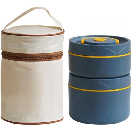 EnergyDeer ステンレス保温弁当箱(サーモス)で、スープポット機能を兼ね備えた 2 段 / 3 段 / 4 段式ランチボックス。真空断熱で 5 時間保温・密封防漏(水漏れ防止)・臭気防止・食材新鮮保持を実現し、飯碗、カトラリー(スプーン・箸)、収納