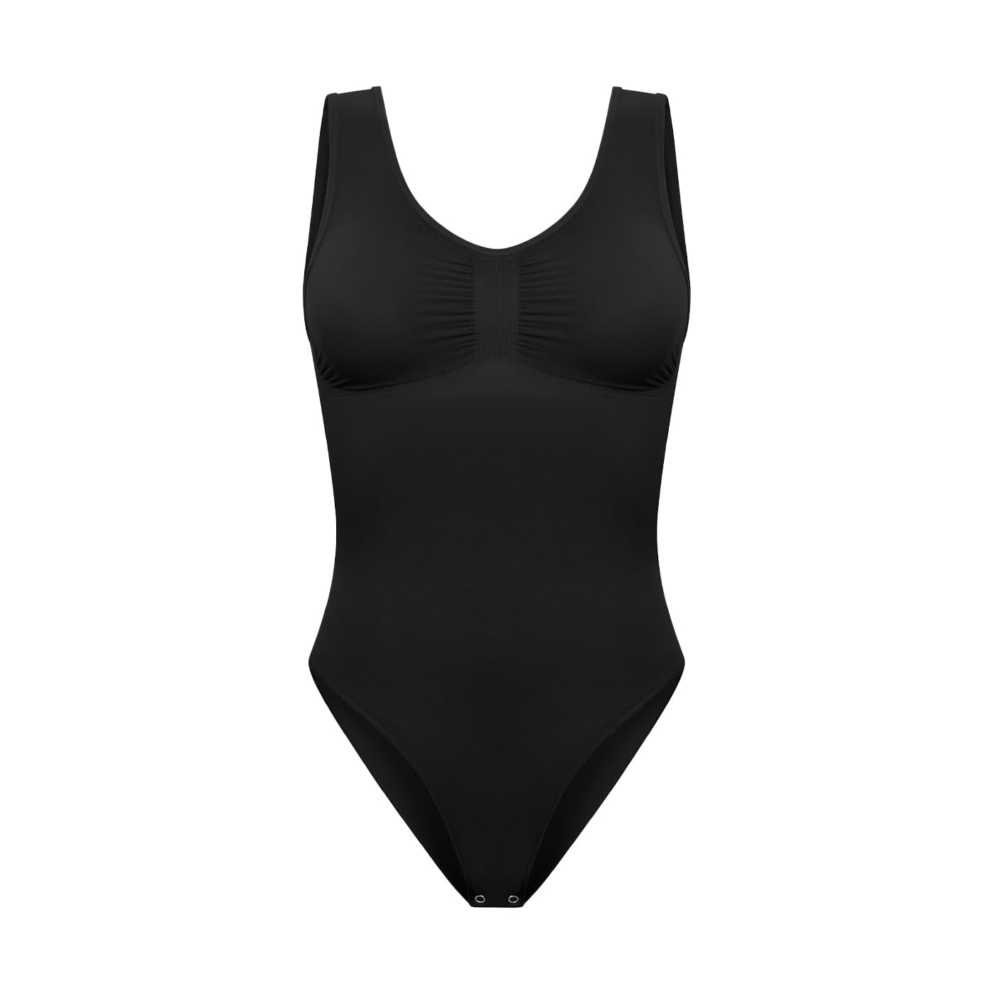 creamy fabrics Shapewear Body Damen Bauchweg Slip Tank Bodysuit Nahtlos | Starke Bauchkontrolle Slip Design nahtloser Komfort breite Träger und sicherer Sitz unter enger Kleidung