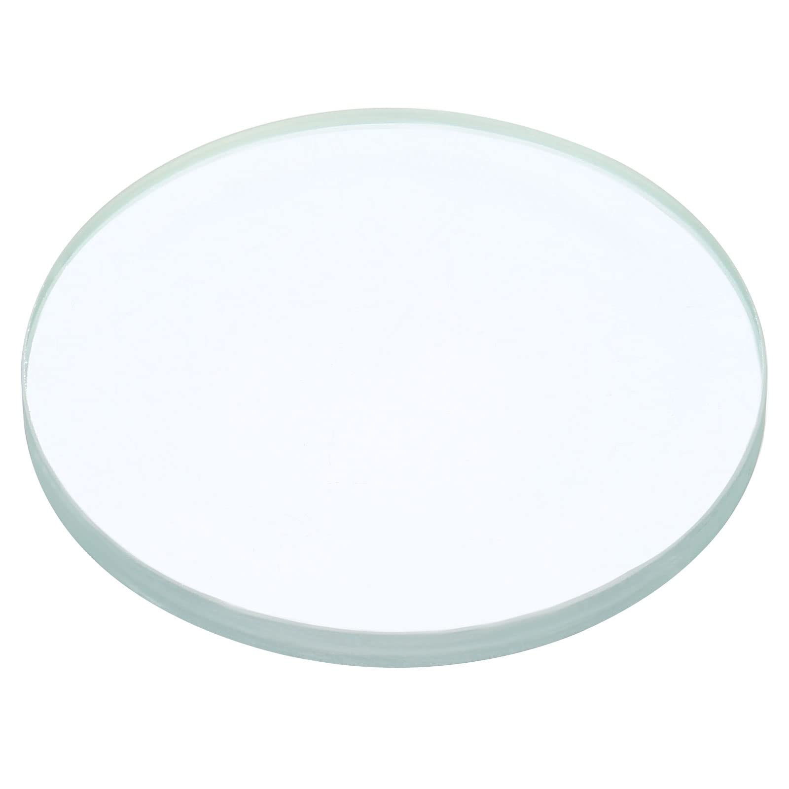 PATIKIL 12" (300mm) Focal Length Double Concave Lens, 75mm Diameter 6mm Height Glass Optically Polished Round Edges Lens for Physics Experiment, Clear