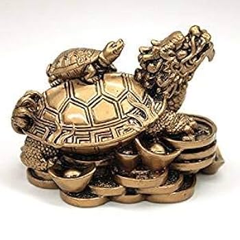 天然石サンストーン　龍亀　と　呑金獣　お金食い子　2点セット 天然石サンストーン龍亀と呑金獣お金食い子2点セット