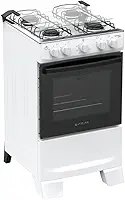 Fogão 4 Bocas Atlas Mônaco Plus Mesa Inox Bivolt
