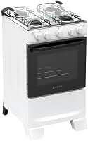 Fogão 4 Bocas Atlas Mônaco Plus Mesa Inox Bivolt