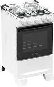 Fogão 4 Bocas Atlas Mônaco Plus Mesa Inox Bivolt