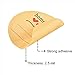 2 Inch Natural Brown Kraft Stickers (500 Per Roll), Homemade with Love Sticker with Lines for Writing (Permanent Adhesive) for Store Owners, Crafts, Organizing, Jar and Canning Labels