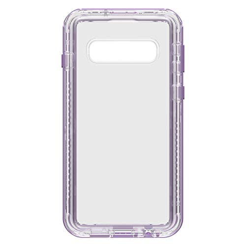 Coque antichoc Samsung S10 LifeProof NEXT transparente et violette pour voyage et sport