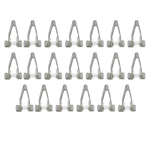 20 Pcs Metal Interior Trim Panel Lining Spring Clips Vehicle Interior Upholstery Retainers Auto Replacement Parts for Most Cars