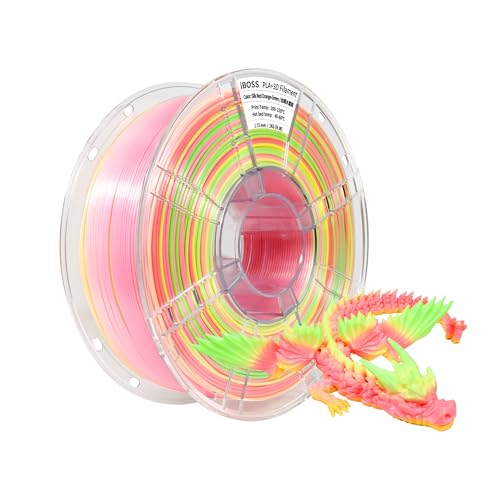 Filament iBOSS PLA  Tęczowy Jedwabny (RAINBOW SILK)