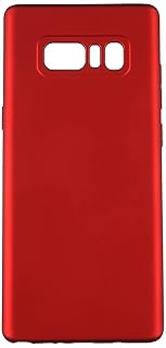 جراب حماية خلفي فاخر من السيليكون لموبايل سامسونج جالاكسي نوت 8 كينديكس لون احمر 1060