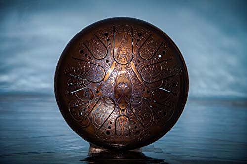 Tank Drum Kosmosky 12" (30 cm) KSY-209"Element of Air" 2-sided/B major; D# minor/Hand Pan/Steel Drum/Tongue drum/Singing bowl/�X��