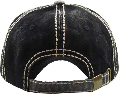 Image of KBETHOS Outdoor Hunting Fishing Lake Life Tactical Distressed Baseball Cap Dad Hats Adjustable Unisex