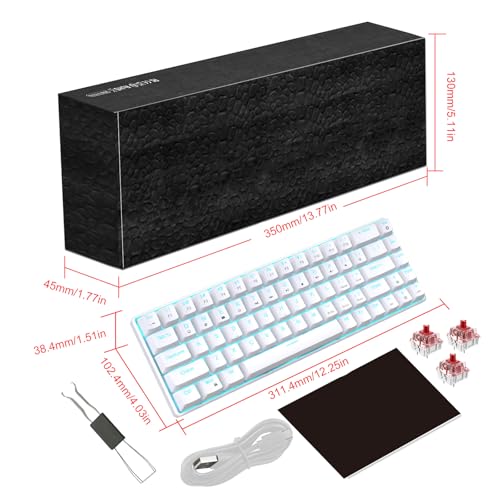 Clavier mécanique 60% compact pour optimiser l'espace de votre bureau de télétravail - 6