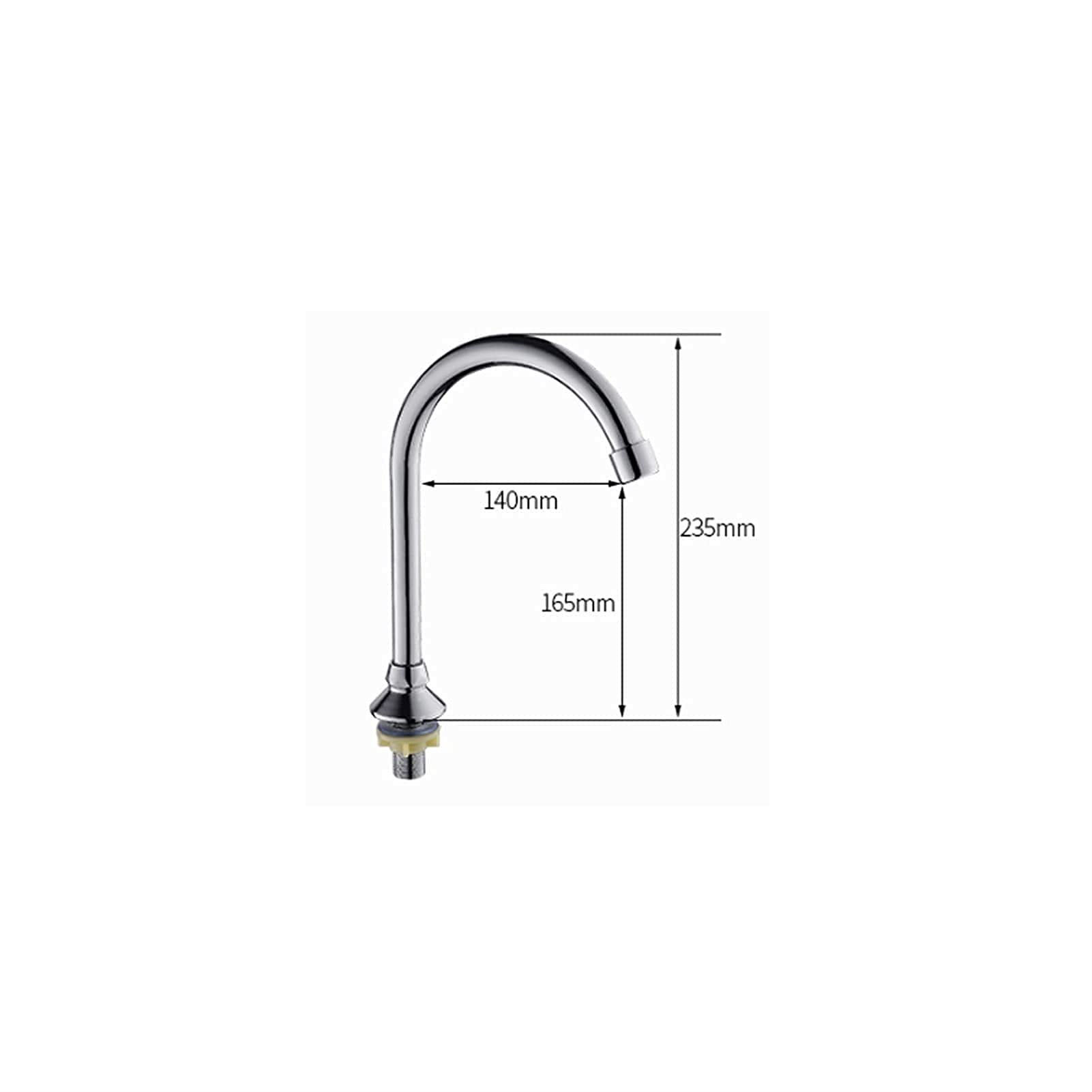 Wasserhähne, vertikaler Krankenhaus-Pedal-Wasserhahn Fabrik-Fuß-Restaurant-Küchen-Becken-Labor-Wasserhahn/komplettes Set Present