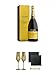 Produktbild Valdo Marca Oro di Valdobbiadene Italien 3,00 Liter + Scavi & Ray Momento d'Oro Prosecco Gold Glas 0,1L 2 Stück + Schiefer Glasuntersetzer eckig ca. 9,5 cm Ø 2 Stück