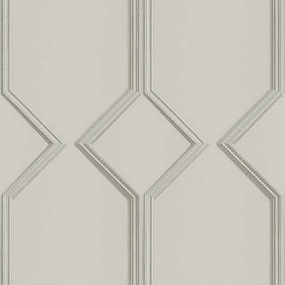 Belgravia White Alessia Panel Vinyl Wallpaper Off 216