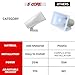 5 CORE PA Horn Speaker 2Pc 8 Inch 65W Loud Audio Outdoor Speakers System 8Ohm Reflex Megaphone