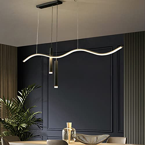 Lustre LED dimmable avec télécommande pour suspension de bureau - 7