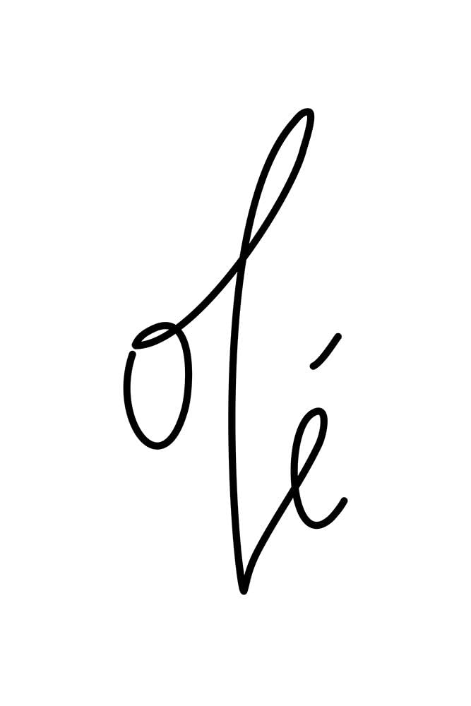 OlAc spanish hurrah! 9x14 UnFramed Art Print Poster Ready for Framing by Laiz Blursbyai, Rosana