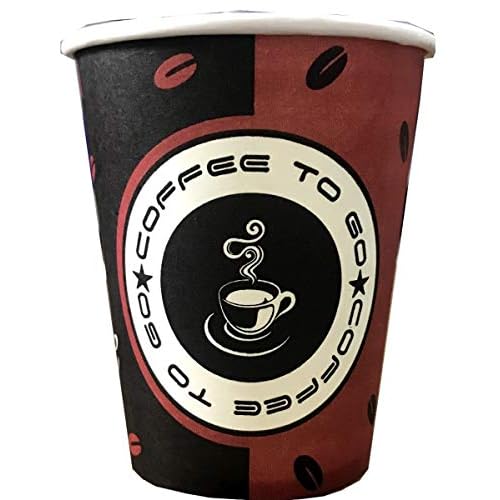 Protector de pantalla Trendsky taza de 200 ml de papel desechable con diseño de vaso de cartón para tazas de café de to go 0, 2l