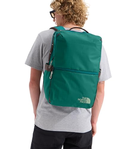 Image of The North Face Base Camp Voyager Daypack, Pacific Teal /Dark Chestnut /Stone Slab, One Size