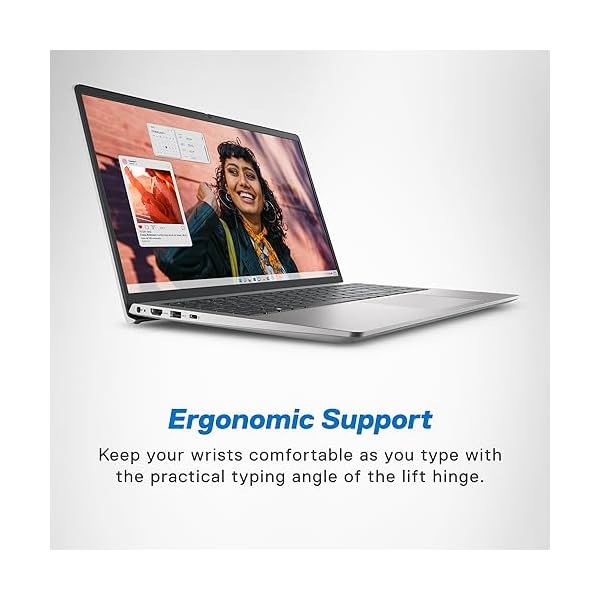Dell Inspiron 3530 Laptop - 15.6-inch, 16GB DDR4 RAM, 512GB SSD, Platinum Silver (Aluminum) | FHD 120Hz Display, Intel Core i5-1334U Processor, Intel Iris Xe Graphics - Image 5
