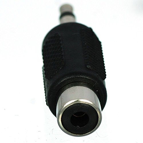 Cess Rca Female To 3.5Mm 1/8" Mono Ts Male Adapter Connector - 3.5Mm Mono Male To Rca Female (10 Pack) #TOP2