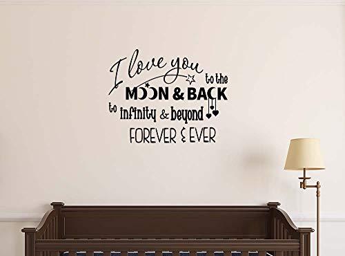 Vinilo decorativo infantil 23x18 pulgadas I Love You miniatura 2