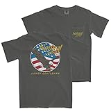 Natural Light Since 1977 Rowdy Gentleman Pocket T-Shirt Medium Grey