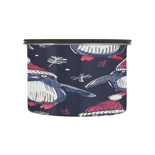 Contenedor de café al vacío Qilmy Penguin 17oz acero inox
