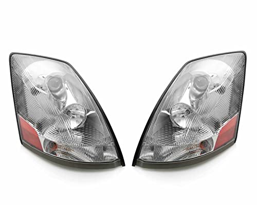 Eagle Eyes VL001-B001L VL001-B001R Fit 2004-2015 VOLVO VN VNL Head Lamp Pair