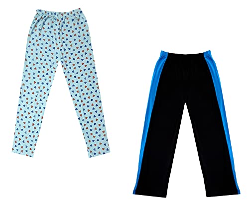 Image of indi weaves Boys and Girls Cotton Solid and Printed Pyjama /Pant /Trackpants