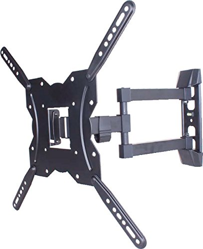 Onn 63607253 Ultra Slim Full-Motion 23"-55" Tv Mount, Black W/Built-In-Level #TOP19