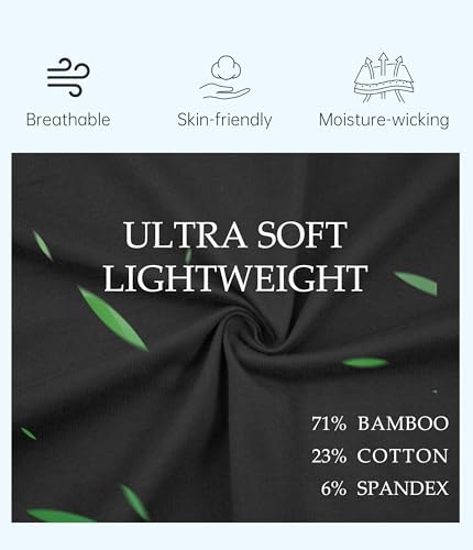 Image of CF Mens Pajama Shorts Bamboo Rayon & Cotton Sleep Shorts Lightweight Pants