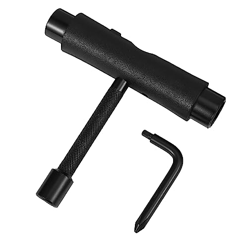 ARTSEWPLY Skateboard Tool Wrench Durable Screwdriver for Standard Board Maintenance Compact Design for for Adjusting Screws and Assembly Black