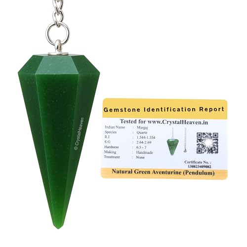 Image of Dark Green Aventurine Pendulum Dowsing Tool