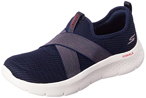 Skechers Womens GO Walk Flex - Lilly Navy/RED Walking Shoe - 5 UK (124958) (B0BQHR8XRH) Amazon Price History, Amazon Price Tracker