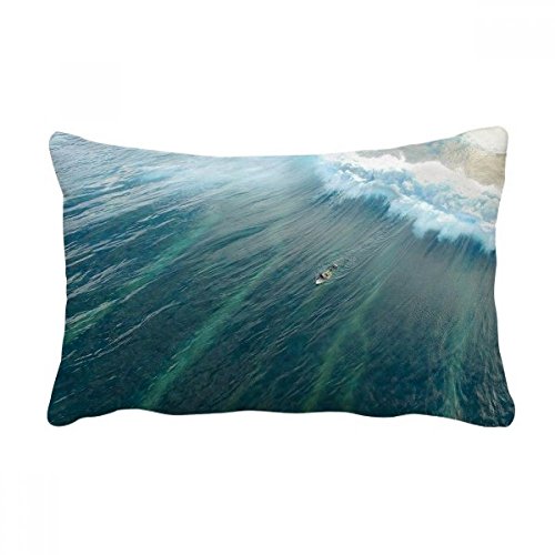 Coussin de canapé ergonomique contre le mal de dos motif plage surf multicolore