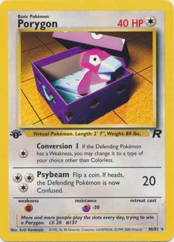 Pokemon - Porygon (48) - Team Rocket - 1st Edition