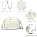 Imagen de GUDIDBAG Bolsos bandolera Mujer Cuero PU Bolso de Hombro Mujer Bolsos de mano Correa Ancha Ajustable Y ExtraíBle Beige