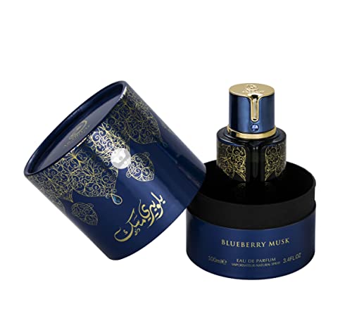 Image of Arabiyat Blueberry Musk Eau de Parfum 100ml - Unisex Perfume with Blackberry & Blueberry Notes for Fruity, Fresh, Long-Lasting Fragrance