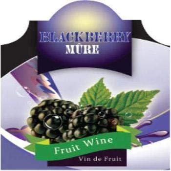Hobby Homebrew WINE LABELS Pack of 30 BLACKBERRY Fruit Wine Stencil Font Design Self-Adhesive Peelable