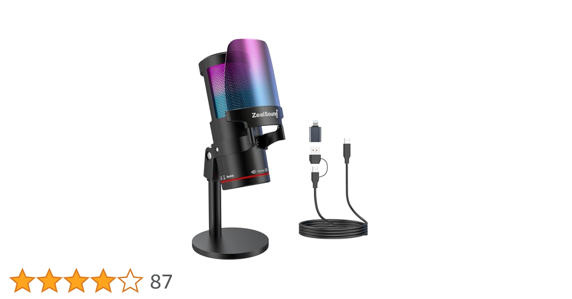 Amazon.co.jp: Zealsound USB ゲーミングマイク *Phoneマイク