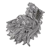 Lurrose Gartenbrunnen Drachenkopfbrunnen aus Langlebigem Kunstharz Wandbrunnen mit Wasserspiel für Gartenmauer und Außenbereich Dekorativer Springbrunnen für Villen