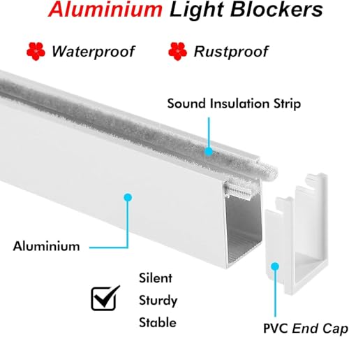 Tiras de bloqueo de luz de alta resistencia para un sellado de ventanas impecable 4